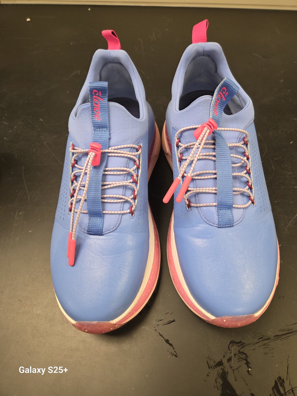Clove Nursing Shoe, Blue And Pink